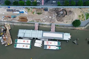 Cầu đi bộ qua sông Sài Gòn đạt 20% tiến độ, còn nhiều vướng mắc chờ tháo gỡ