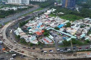 Cầu vượt vươn dài, hầm chui lộ hình hài tại dự án nút giao An Phú, TP.HCM