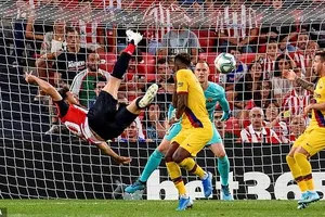 Không Messi, Barca thua sốc Bilbao ngay trận khai mạc La Liga
