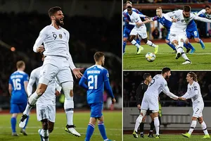 ‘Tam sư’ thua ngược gây sốc, tuyển Pháp chật vật giành 3 điểm