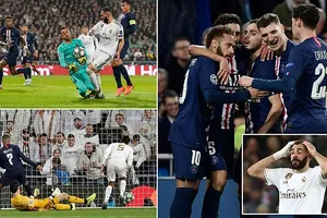 Real chia điểm phút cuối trước PSG, Bayern ‘chơi tennis’