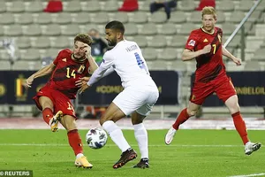 Bỉ thắng tưng bừng 5 sao, tuyển Anh hòa kịch tính Đan Mạch