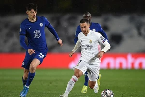 Chelsea có chút lợi thế bằng bàn thắng trên sân Real 