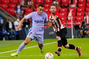 Tân binh Depay ‘khai hỏa’, Barcelona chia điểm trên sân Bilbao