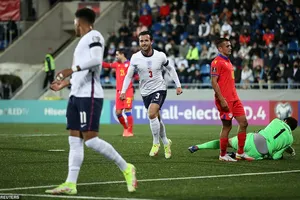 Harry Kane và Sterling dự bị, tuyển Anh vẫn thắng đậm chủ nhà Andorra