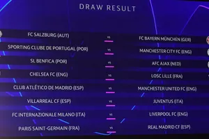 Bốc thăm lại vòng 1/8 Champions League: Real đấu PSG, MU gặp Atletico