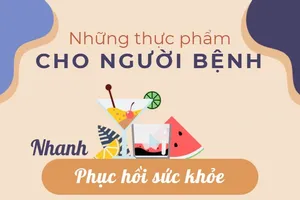 Những thực phẩm giúp người bệnh nhanh phục hồi sức khỏe