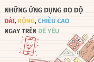 Những ứng dụng đo độ dài, rộng và chiều cao ngay trên smartphone