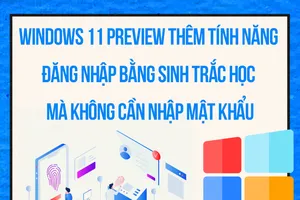 Windows 11 Preview thêm tính năng đăng nhập bằng sinh trắc học mà không cần nhập mật khẩu