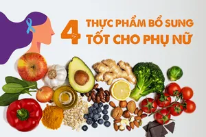 4 thực phẩm bổ sung tốt cho phụ nữ