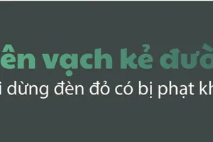 Đè lên vạch kẻ đường khi đèn đỏ có bị phạt không?