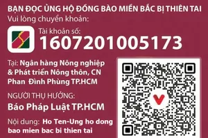 Báo Pháp Luật TP.HCM kêu gọi quyên góp hỗ trợ đồng bào bị thiên tai