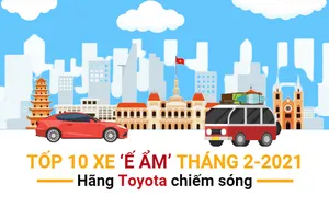 Tốp 10 xe ‘ế ẩm’ tháng 2: hãng Toyota chiếm sóng