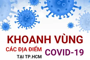 TP.HCM: Khoanh vùng các địa điểm phong tỏa COVID-19