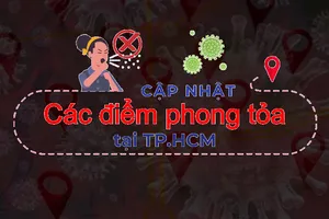 Cập nhật các điểm phong tỏa tại TP.HCM sáng 28-5