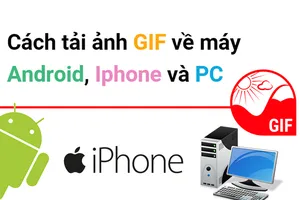 Cách tải ảnh GIF về điện thoại Android, iPhone và PC