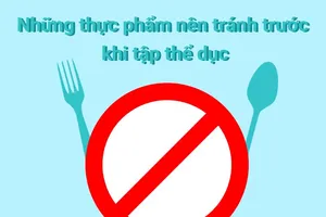 Những thực phẩm nên tránh trước khi tập thể dục