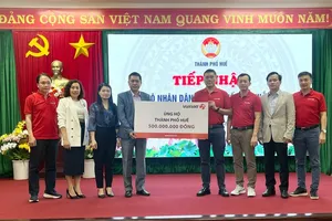 Vietlott ủng hộ 5 địa phương miền Trung khắc phục hậu quả lũ lụt 