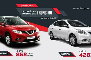 Nissan công bố giá xe 2018: X-Trail, Sunny giảm sâu