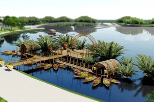 Hội chợ Hoa Xuân Phú Mỹ Hưng 2018: Sông nước tình Xuân