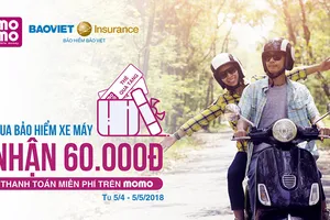 Bảo hiểm Bảo Việt bán bảo hiểm xe máy qua ví Momo