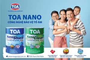 Sơn TOA ra mắt bộ sản phẩm NanoShield và NanoClean