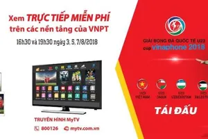 Dễ dàng theo dõi Giải bóng đá quốc tế U23 - Cúp VinaPhone 2018