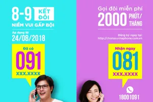 Gọi, nhắn tin thả ga với số “cặp đôi” của VinaPhone