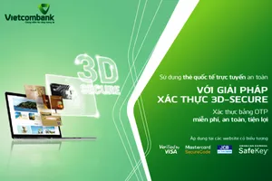 Vietcombank tăng cường bảo mật cho thanh toán trực tuyến