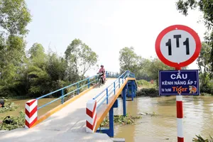 Chiếc cầu nghĩa tình được xây từ nữa triệu nắp chai bia