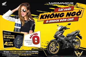 “Lãi suất không ngờ, G-shock đón chờ” khi mua Winner 150