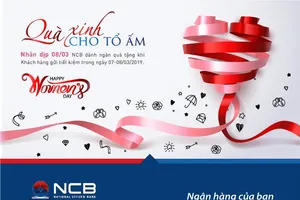 “Quà xinh cho tổ ấm” dịp 8-3 của Ngân hàng Quốc Dân