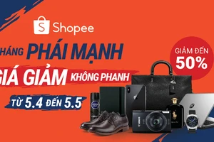 Shopee ưu đãi đến 50% cho phái mạnh