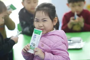 Sữa học đường Hà Nội: “Ấn tượng” các con số ban đầu