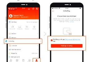 Shopee tích hợp phương thức thanh toán ví AirPay