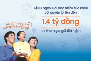 Gửi tiết kiệm Sacombank nhận bảo hiểm chăm sóc sức khoẻ