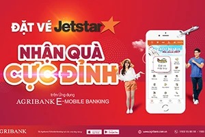 Nhận quà khi đặt vé Jetstar bằng Agribank E-Mobile Banking