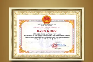 Amway Việt Nam nhận bằng khen của Hà Nội và Lạng Sơn