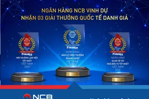 NCB nhận 3 giải thưởng lớn từ Global Banking & Finance Review