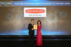 TOP 2 “Nơi làm việc tốt nhất ngành bảo hiểm” năm 2020