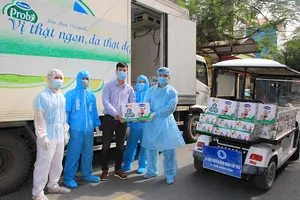 Vinamilk hỗ trợ 45.000 hộp sữa cho trẻ em đang cách ly