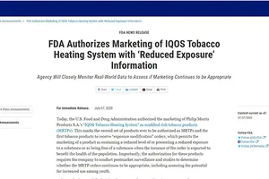 Thuốc lá làm nóng nào đang được FDA chấp thuận?
