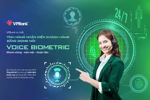 Tổng đài VPBank nhận dạng khách hàng bằng sinh trắc học sau 12 giây