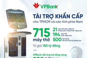 VPBank hỗ trợ gấp 715 máy hỗ trợ hô hấp cho TP.HCM và các tỉnh phía Nam