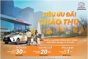 Mua Vios nhận ưu đãi lên đến 30 triệu đồng trong tháng 8