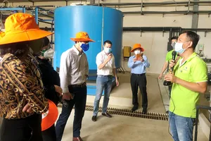 Văn phòng điều phối Nông thôn mới TW tham quan dây chuyền xử lý rác Đa Phước