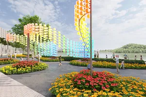 Hội hoa xuân Phú Mỹ Hưng Tết Nhâm Dần 2022: Xuân an vui