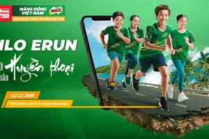 Giải chạy bộ trực tuyến dành cho trẻ em MILO Erun
