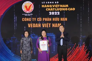 Vedan lần thứ 7 đạt 'Hàng Việt Nam chất lượng cao 2022'