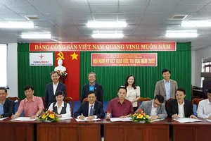 Tổ chức thành công hội nghị ký kết giao ước thi đua khối năm 2022